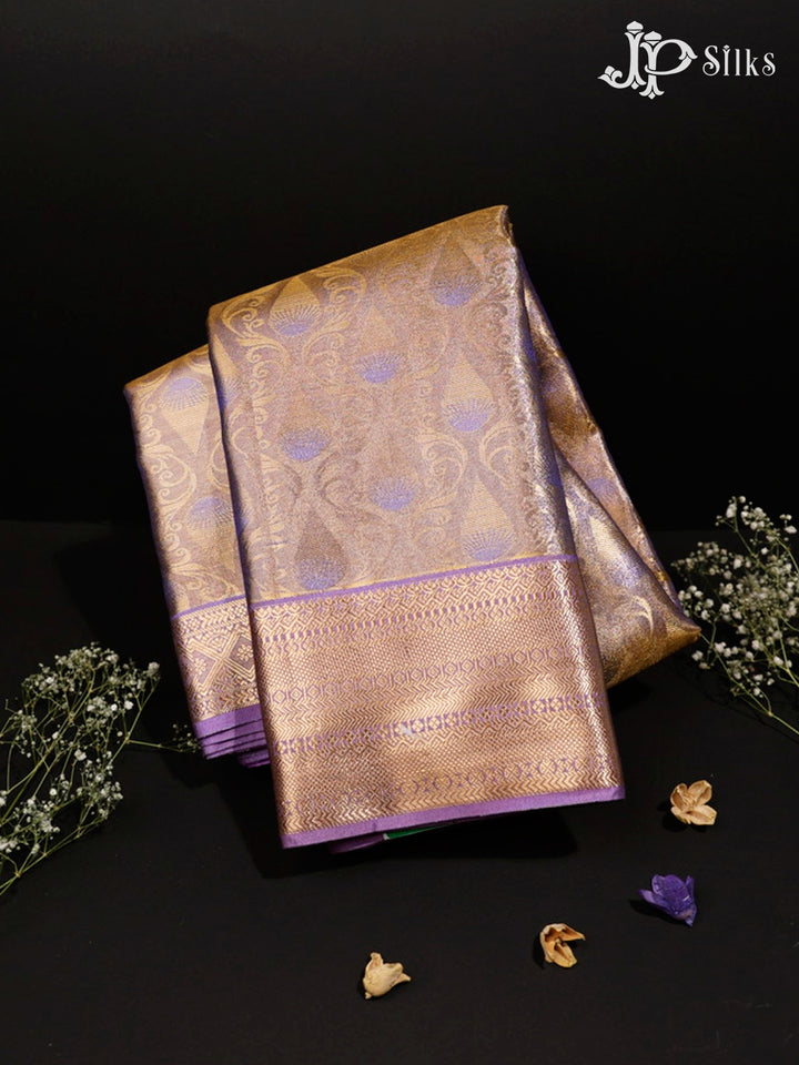 Lavender Art Silk Saree - G287