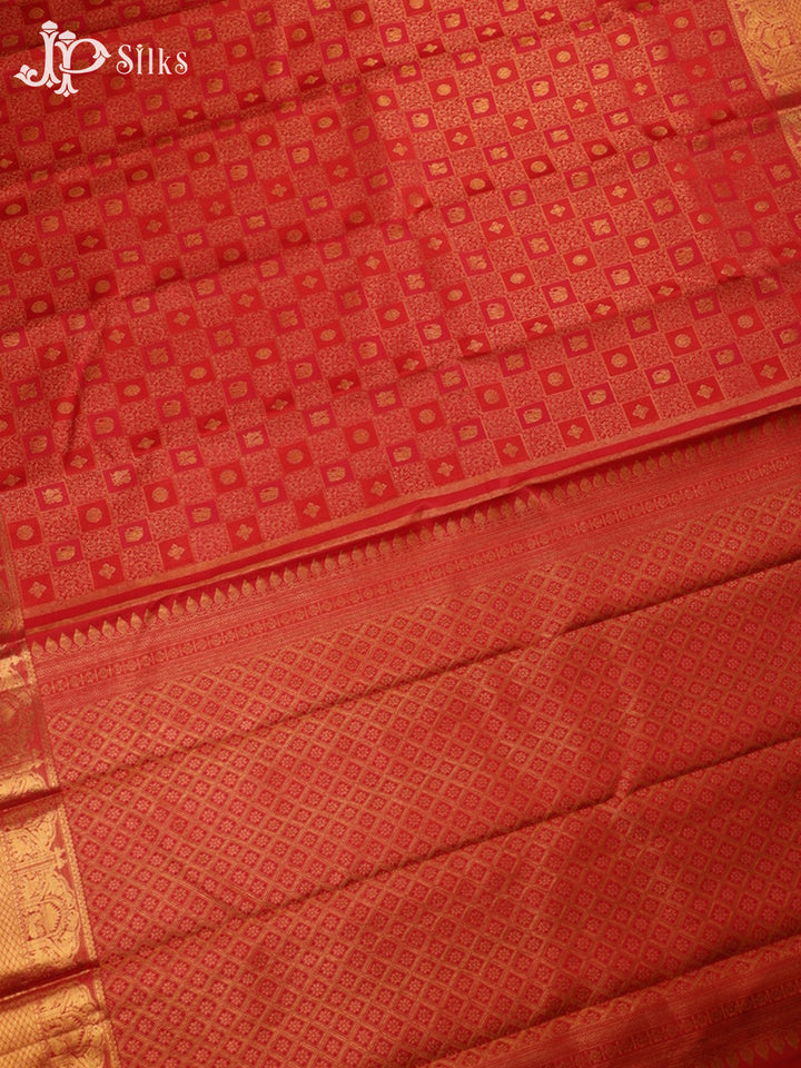 Red Bridal Kanchipuram Silk Saree - G212