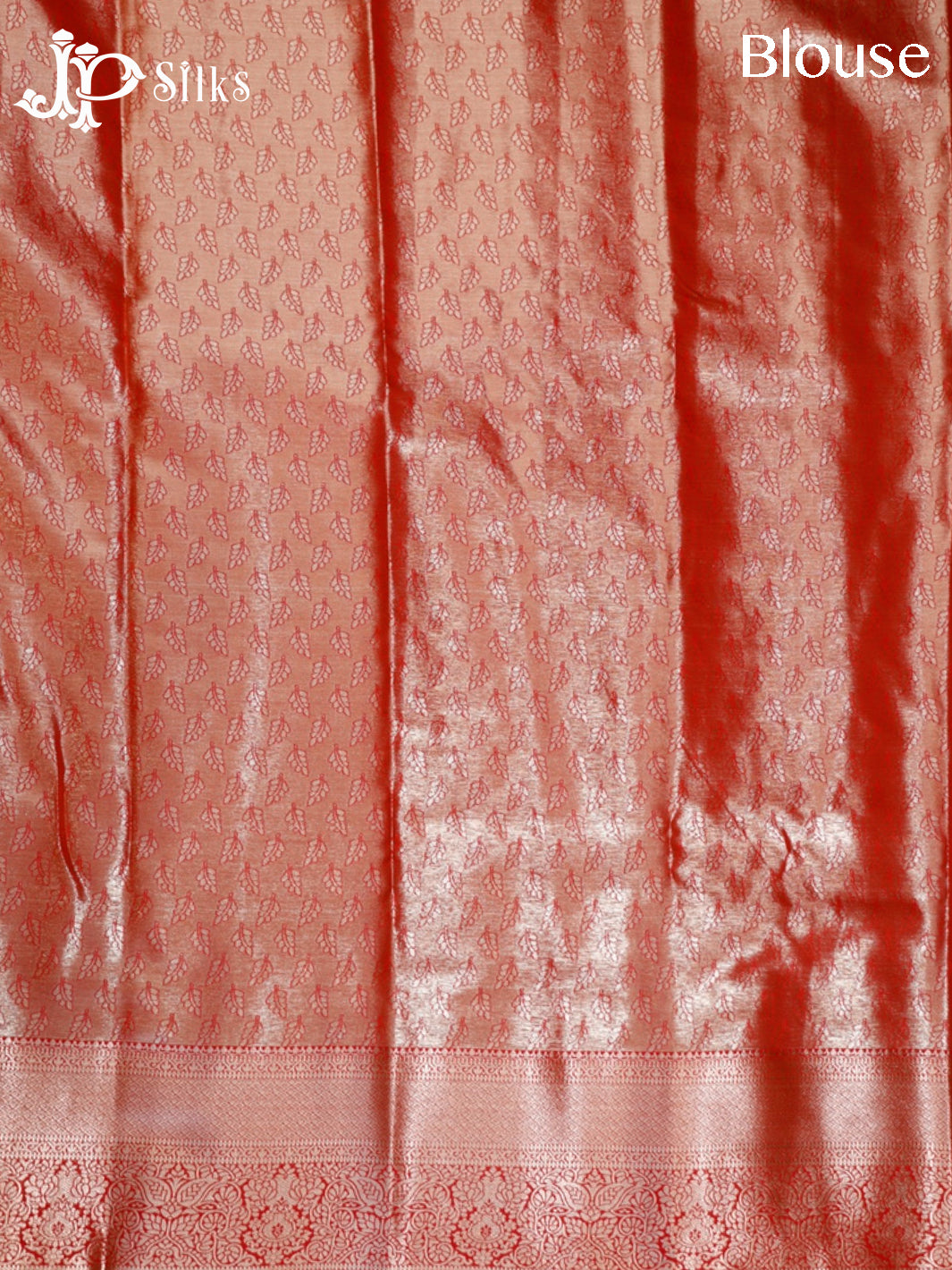 Yellow and Red Art Silk Saree - H16