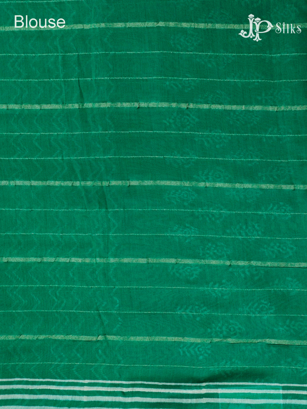 Green Semi Chanderi Saree - F2802