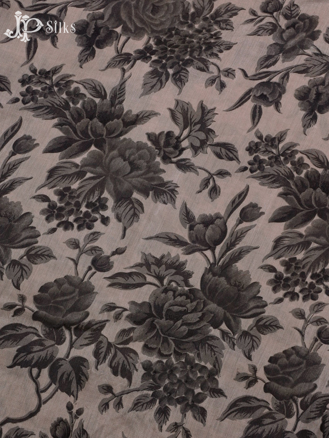 Elephant Gray Semi Tussar Saree - G36