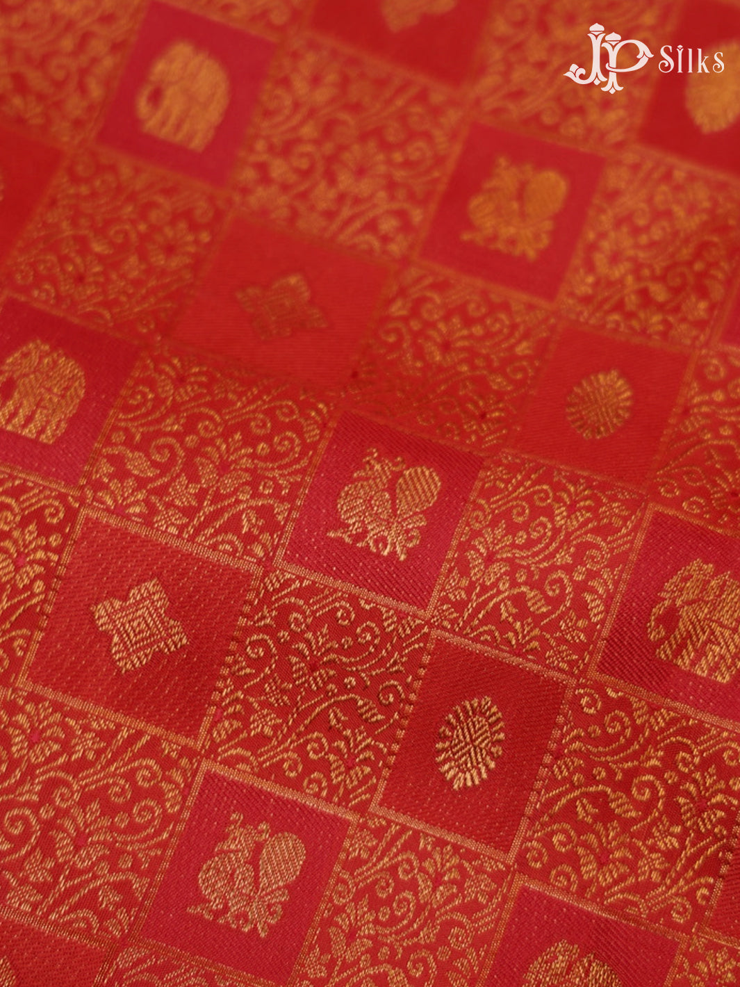 Red Bridal Kanchipuram Silk Saree - G212