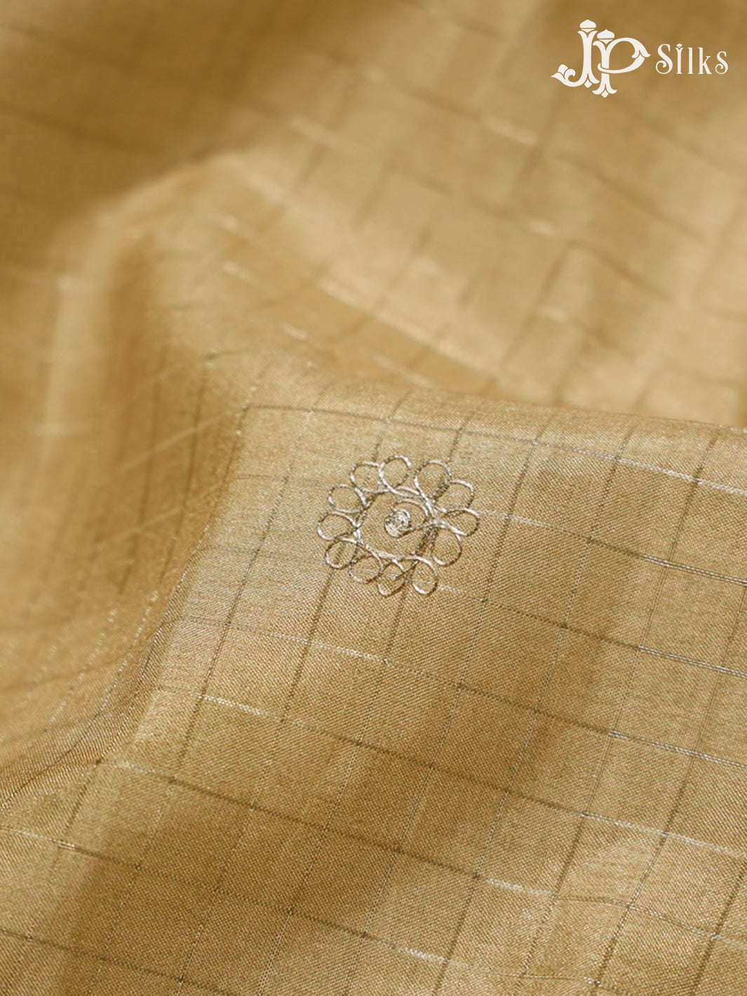 Light Greenish Brown Semi Tussar Saree - G609-view5