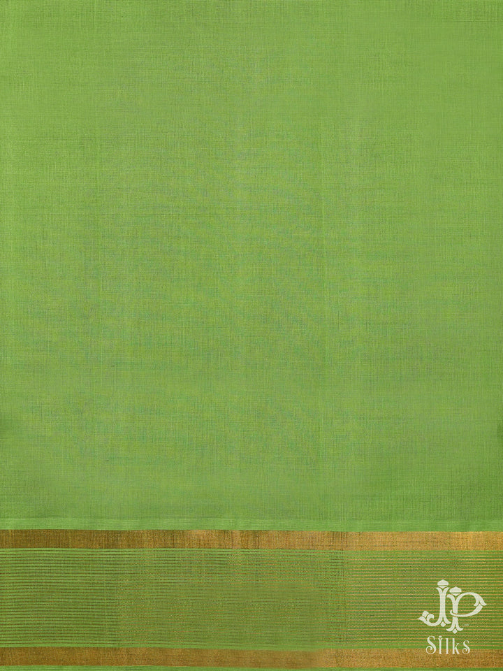 Pastel Green Venkatagiri Cotton Saree - D9840 -2