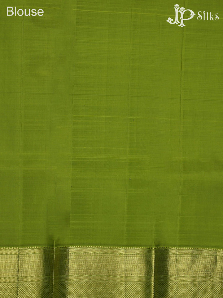 Light Green Kanchipuram Silk Saree - E4701 - View 7