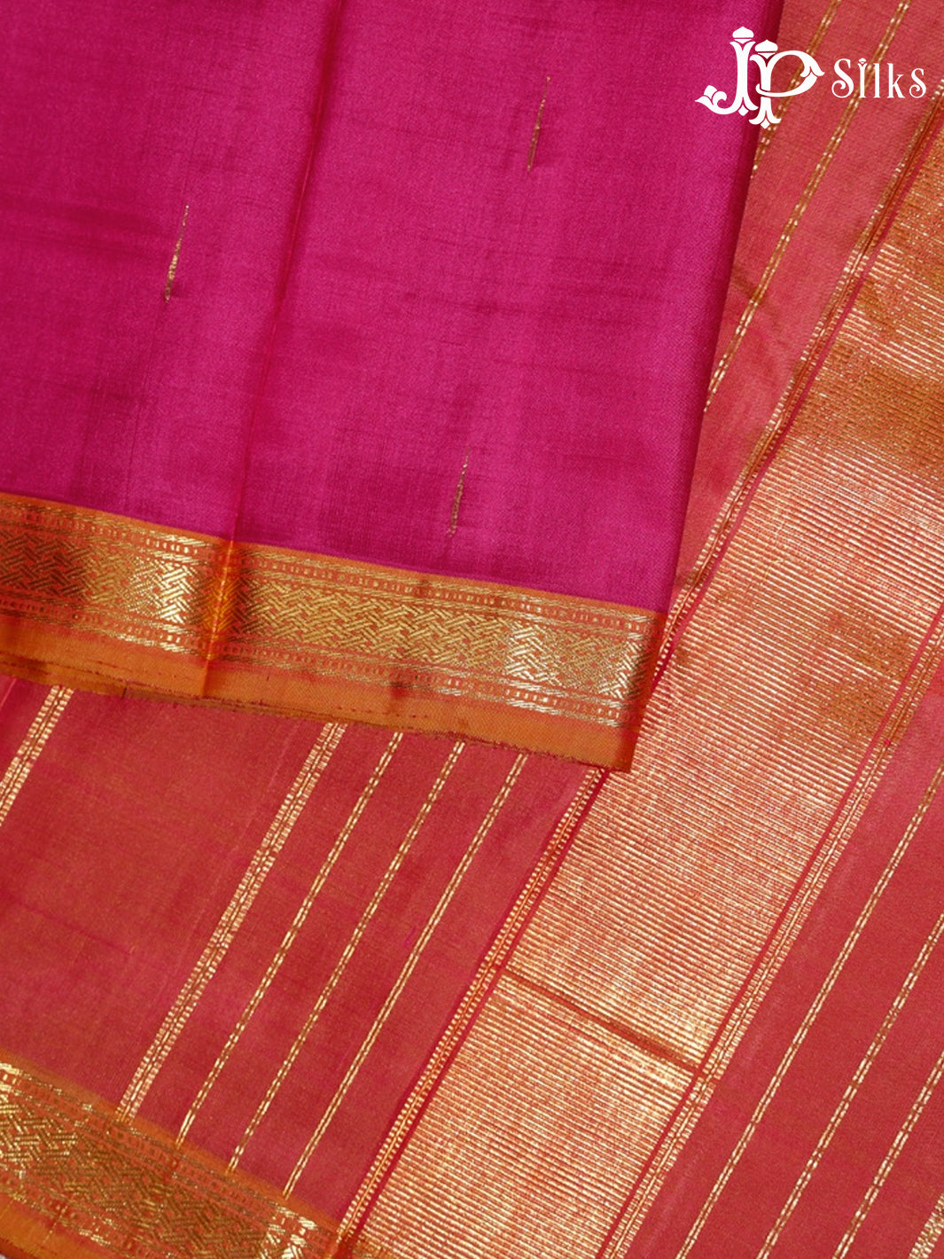 Pink & Dual Shade Pink Mustard Kanchipuram Silk Saree -  F3441-view3