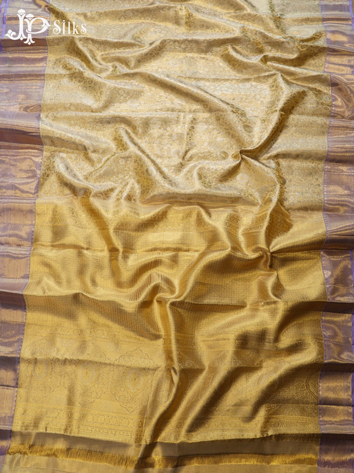 Gold Kanchipuram Silk Saree - G861