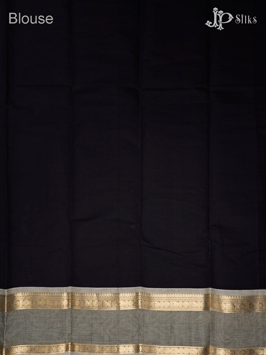 Black Kanchi Cotton Saree - F3642
