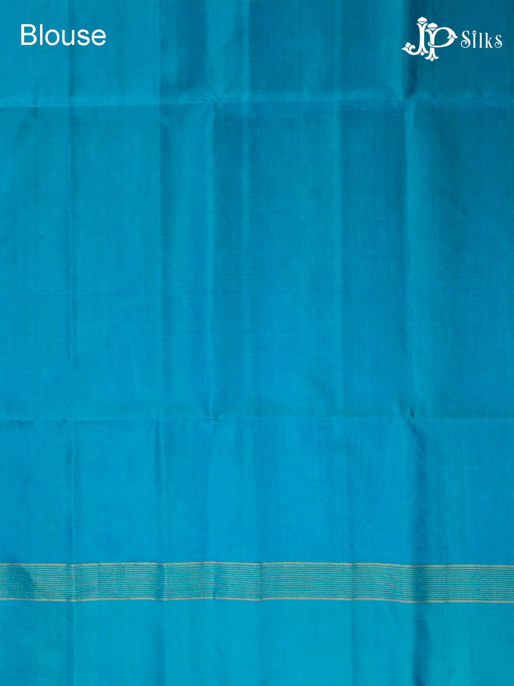 Lavender And Teal Green Soft Silk Saree - F3518