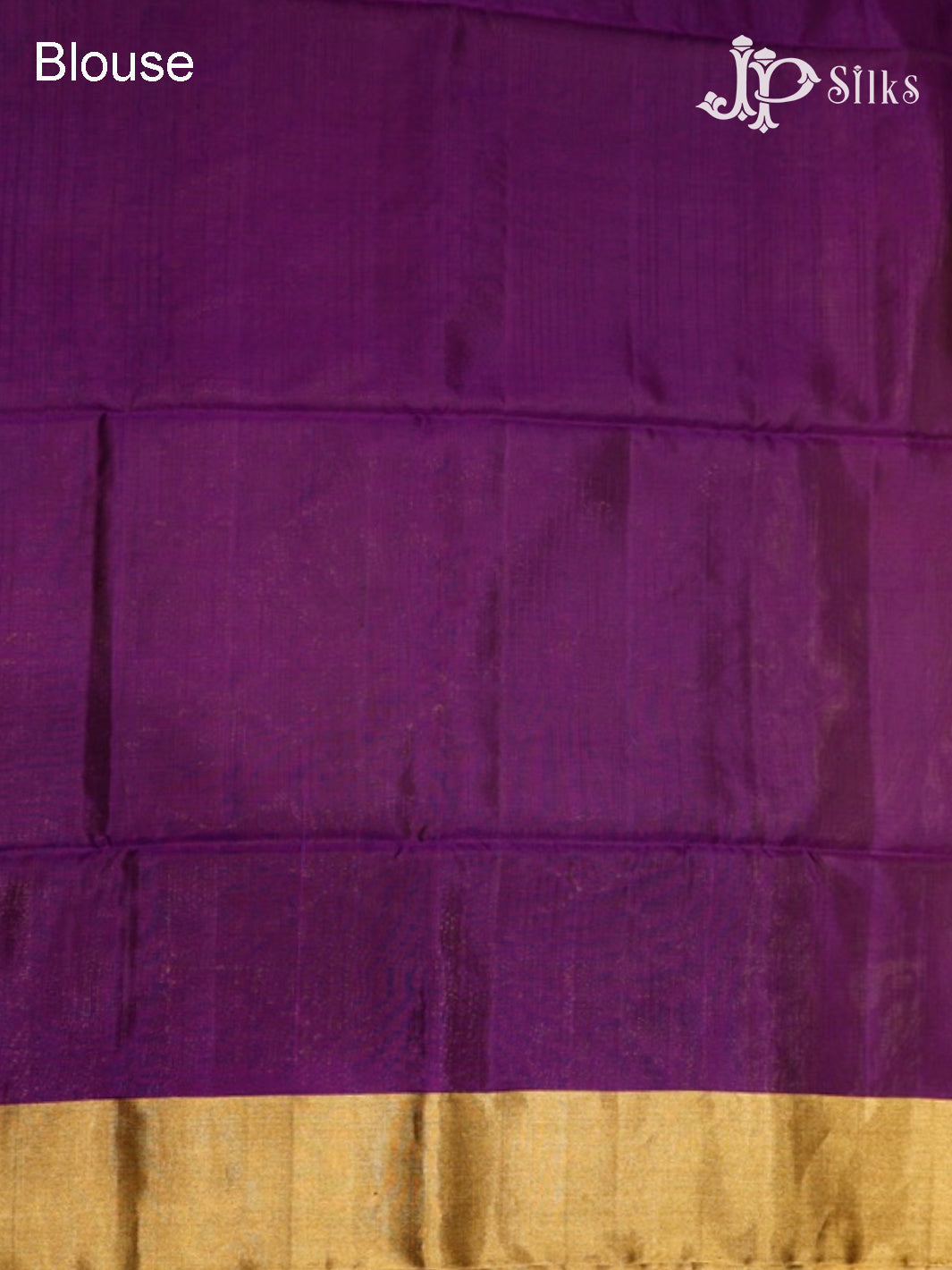 Beige and Dark Purple Soft Silk Saree - G357