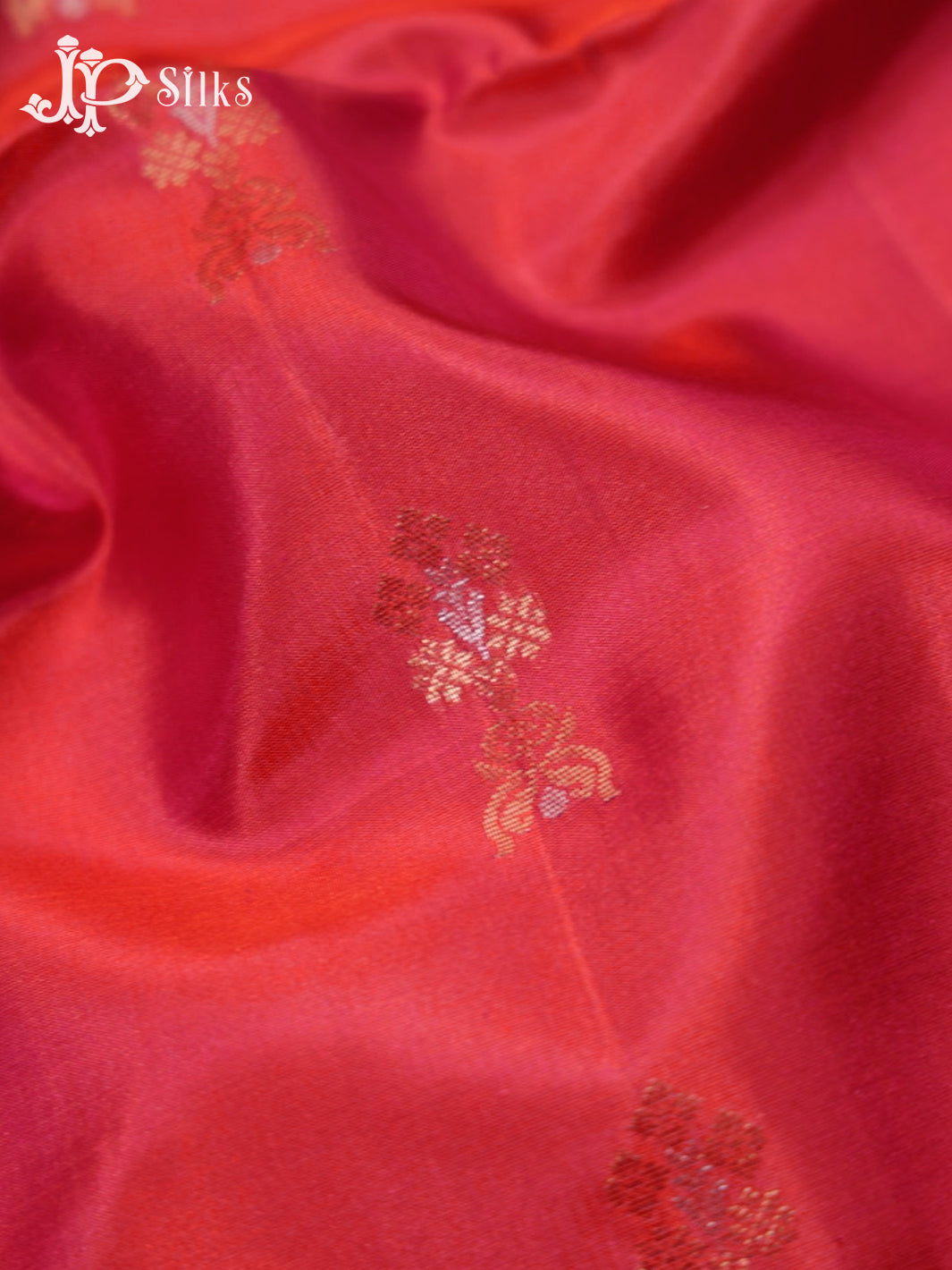 Rust Orange & Deep Purple Soft Silk Saree - G822-view3