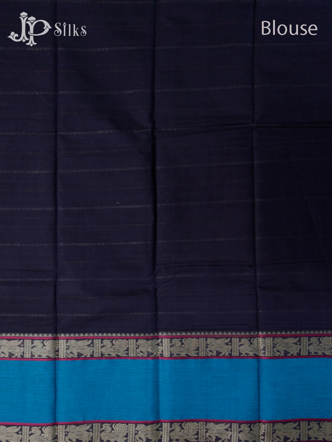 Navy Blue Kanchi Cotton Saree - D9710-view6