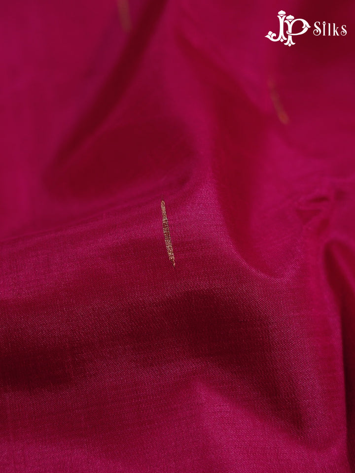 Pink & Dual Shade Pink Mustard Kanchipuram Silk Saree -  F3441-view4