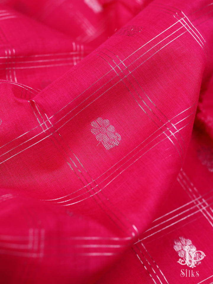 Rani Pink.Venkatagiri Cotton Saree - D9820 -1