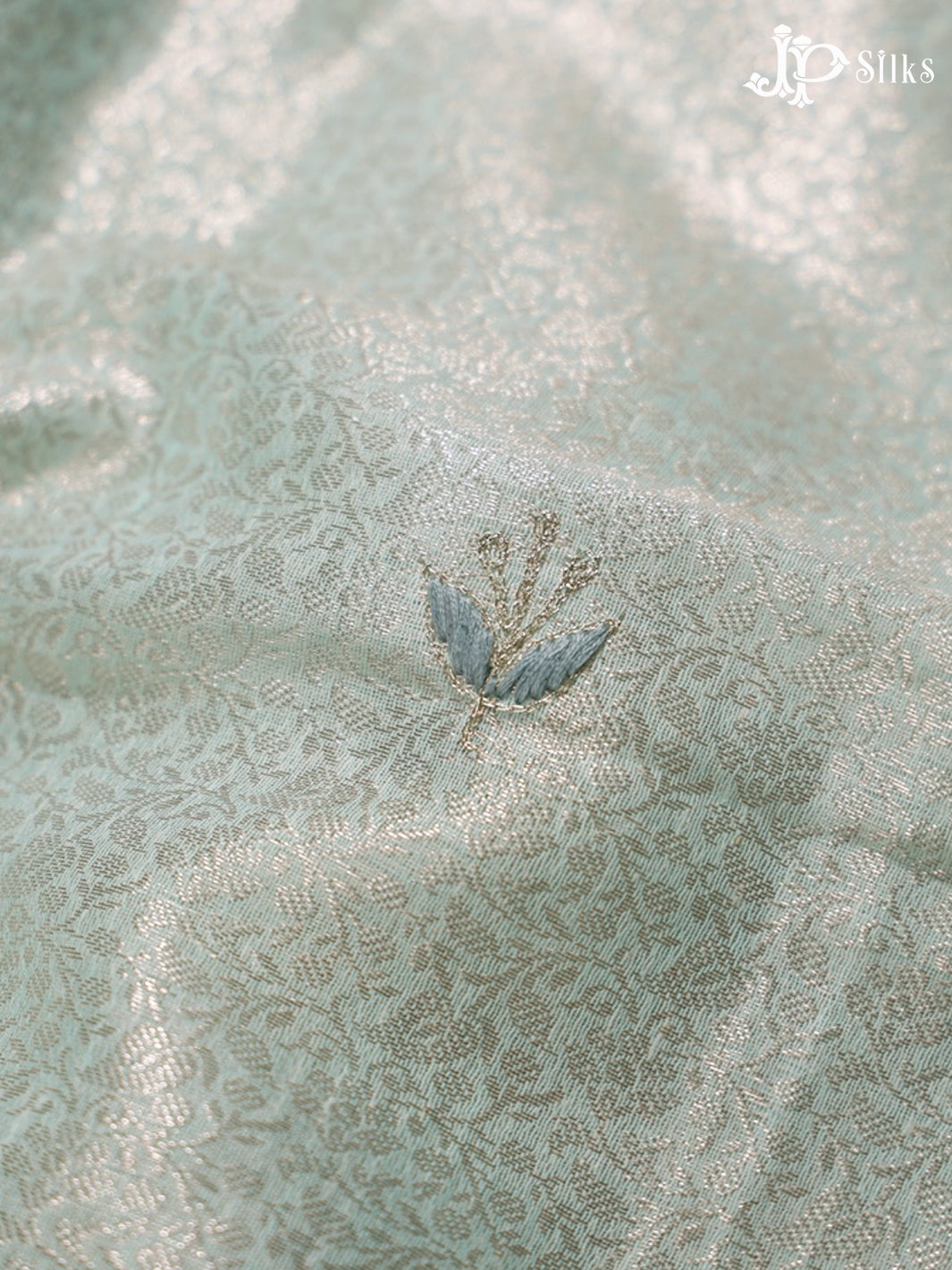 Sea Blue Semi Tussar Saree - G608-view6