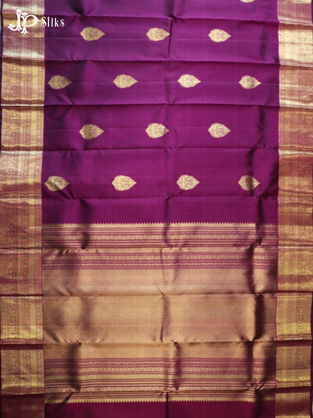 Wine Kanchipuram Silk Saree - G41