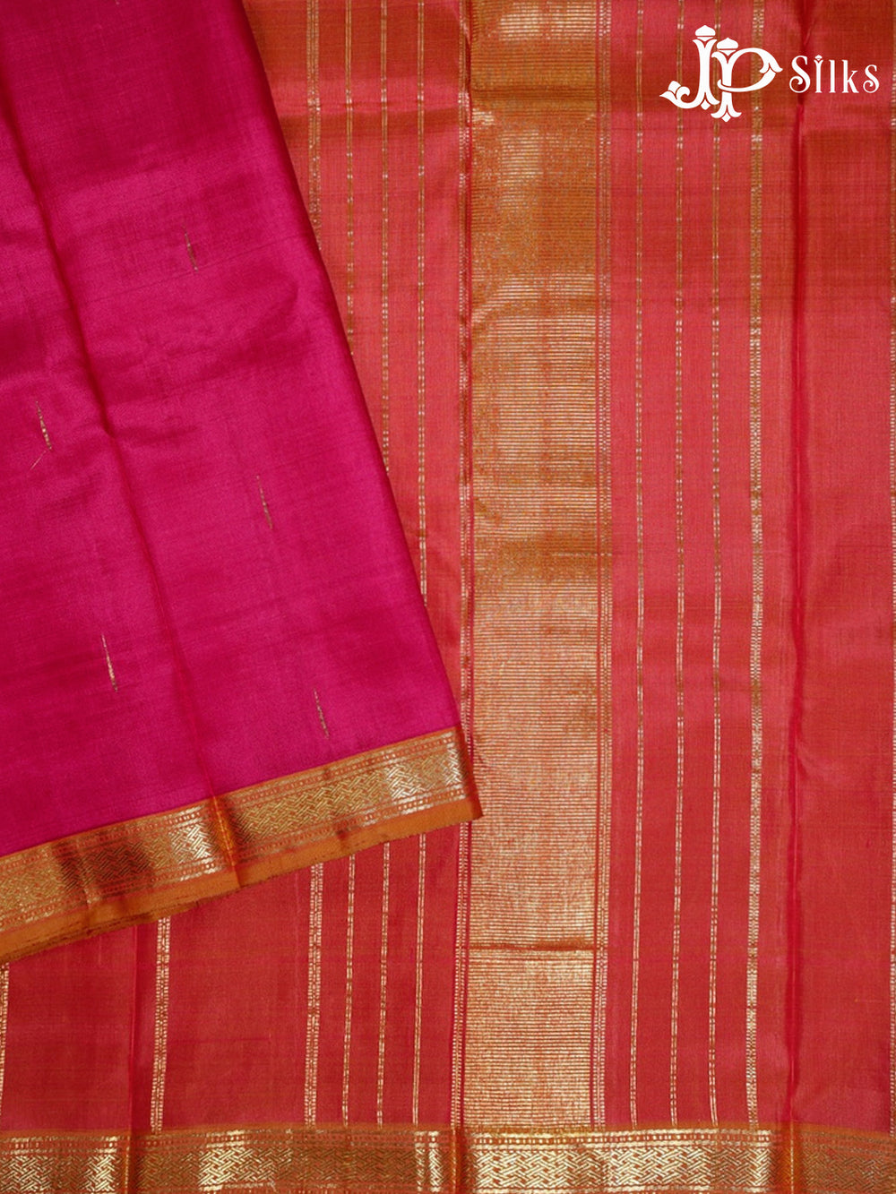 Pink & Dual Shade Pink Mustard Kanchipuram Silk Saree -  F3441-view2