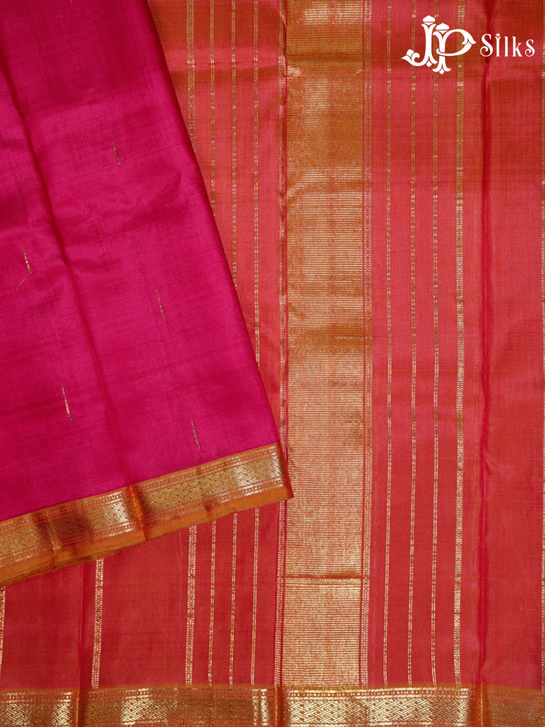 Pink & Dual Shade Pink Mustard Kanchipuram Silk Saree -  F3441-view2