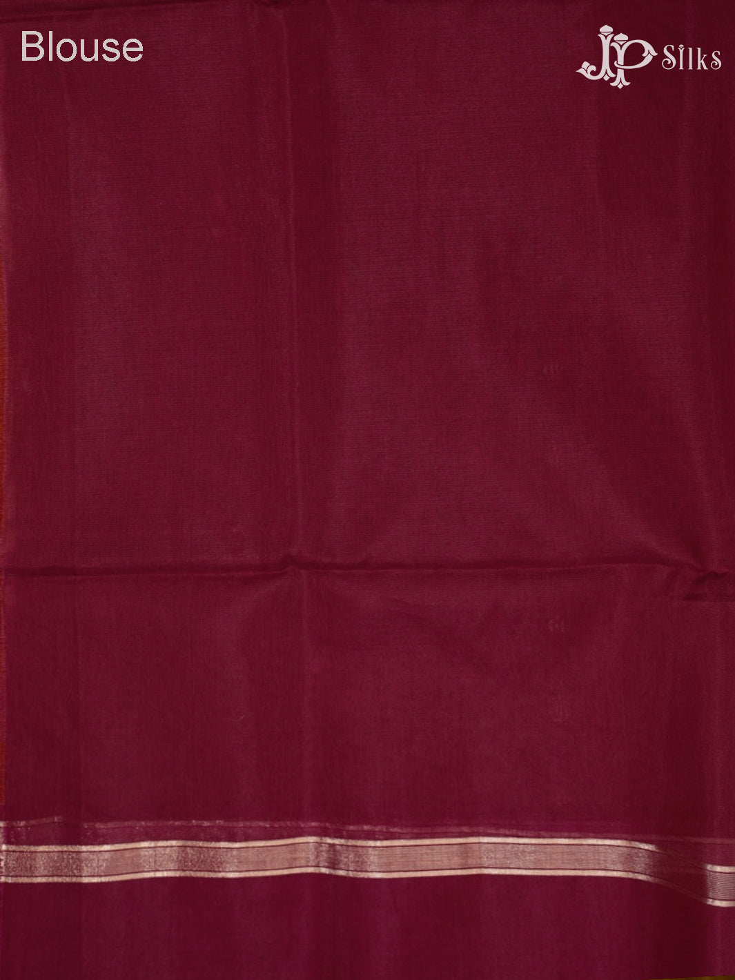 Dual Shade Mustard and Maroon Kora Cotton Saree - G335